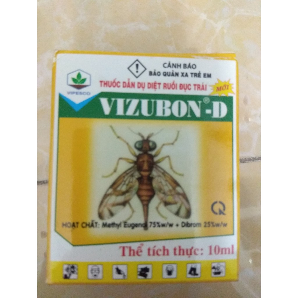 Vizubon - Thuốc dẫn dụ diệt ruồi đục trái -10 ml
