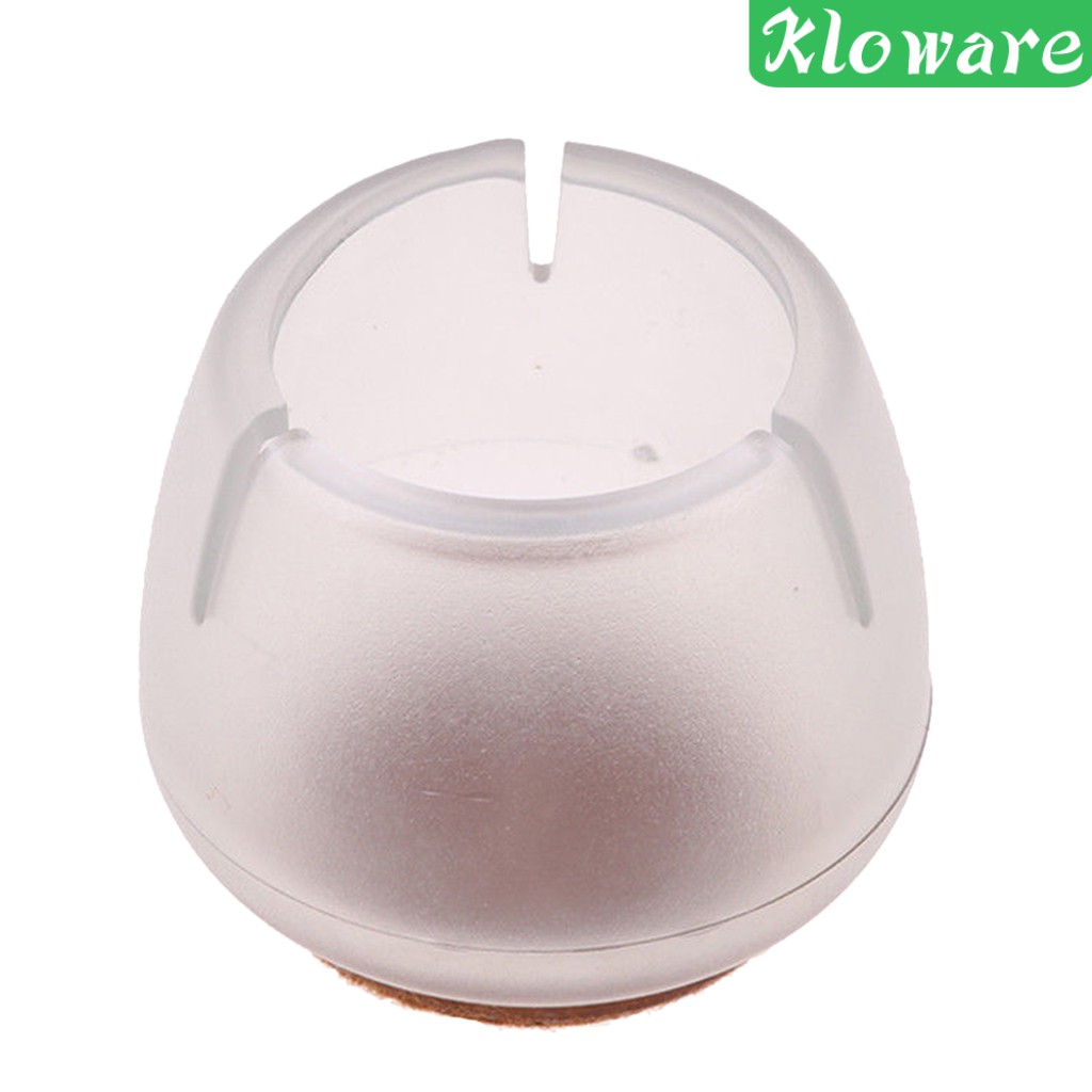 Set 10 Miếng Lót Chân Ghế / Đồ Nội Thất Trong Suốt Tiện Dụng