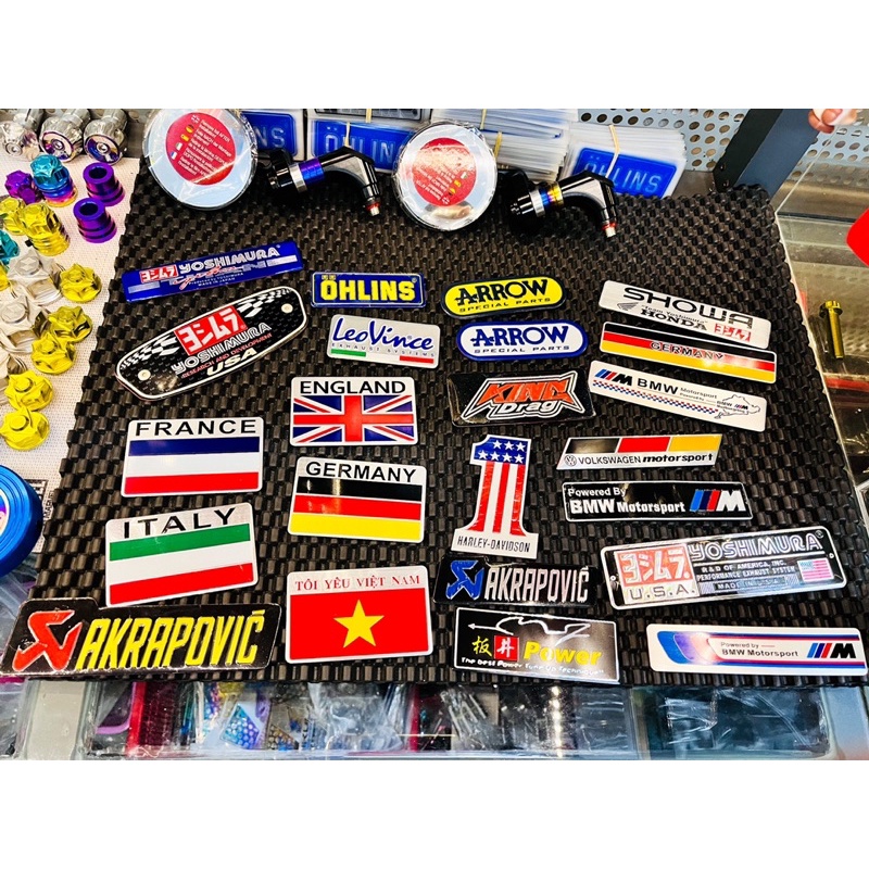 Tem nhôm dán pô hoặc mọi vị trí ✌