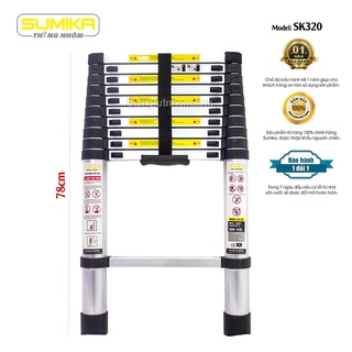 Thang nhôm rút sumika sk 320 3.2 mét