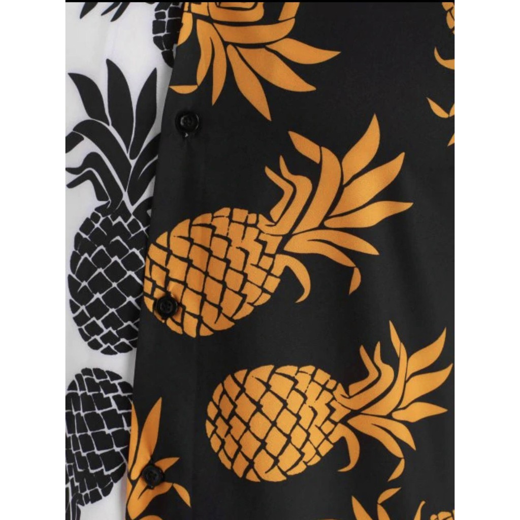 Áo sơ mi nam hot trend mùa hè họa tiết quả dứa 2021 (Ảnh thật) | BigBuy360 - bigbuy360.vn