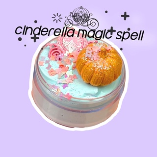 SLIME ĐẤT SÉT THẦN CHÚ CÔ BÉ LỌ LEM ~ Cinderella Magic Spell DIY tự trộn hình cỗ xe trái bí thần kì