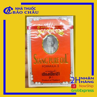 Dầu Gió ông già Thái Lan đỏ Siang Pure Oil Formula I 3cc/ 7cc[nhathuocbaochauq6]