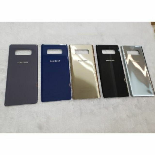 Vỏ thay nắp lưng cho Galaxy Note 8 Zin máy mặt lưng kính