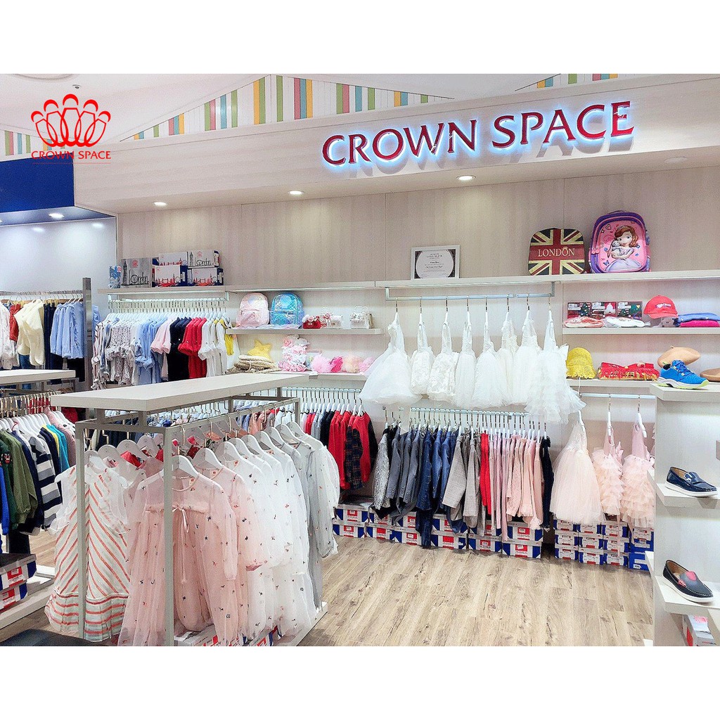 Váy Công Chúa Cho Bé Gái Crown Space Cao Cấp CKGS3801208.P Size 2-5