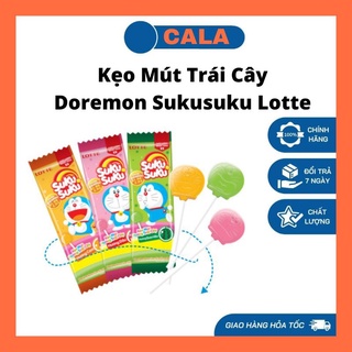 Kẹo Mút Trái Cây Doraemon Sukusuku Lotte 8g