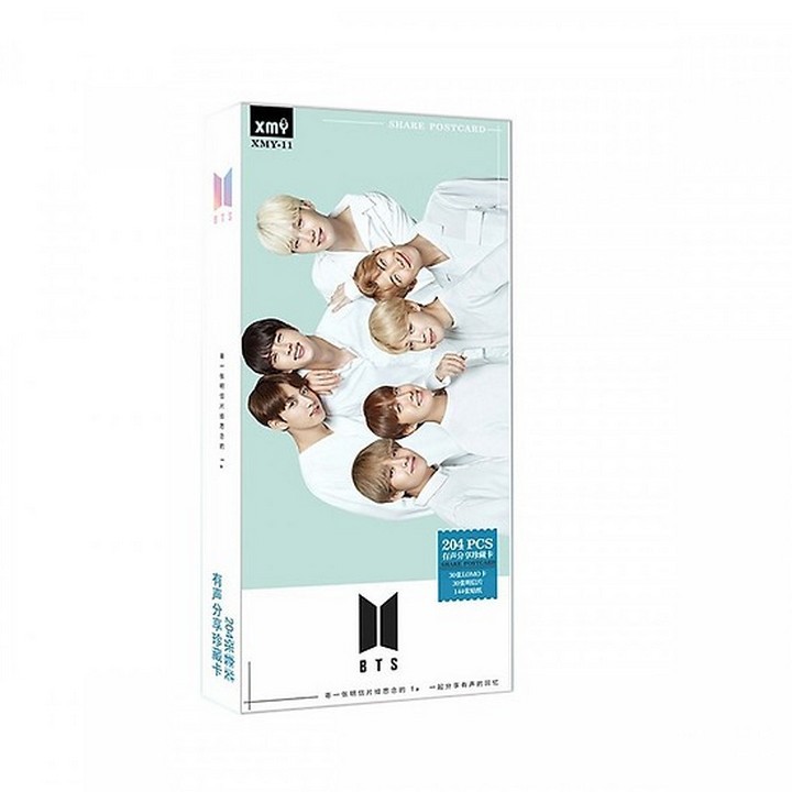 Postcard BTS thành viên hộp ảnh bộ ảnh có ảnh dán + lomo + postcard bưu thiếp