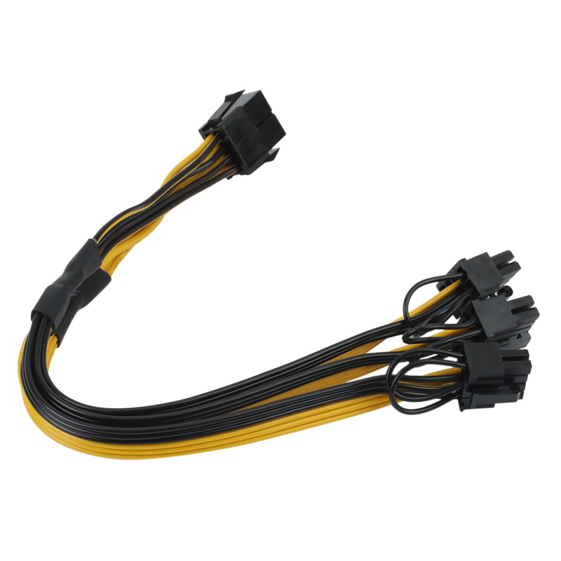 Cáp Chuyển Đổi Nguồn Từ ATX 12V CPU 8 Pin Sang 3X 8Pin (6+2) Pin PCI-E Male Thẻ