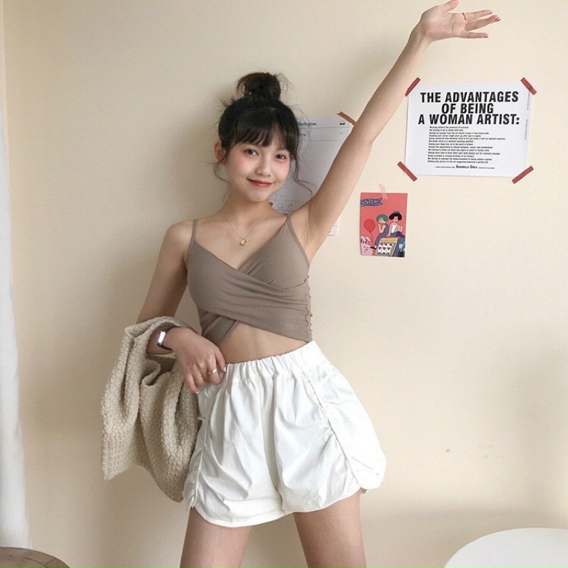 áo bra ,áo lót ❤️FREESHIP❤️ áo bra cotton vạt chéo siêu xinh mã 233