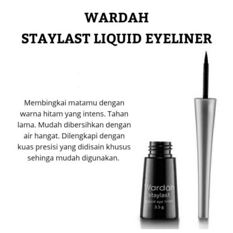 (Hàng Mới Về) Bút Kẻ Mắt Dạng Lỏng Màu Đen Wardah | BigBuy360 - bigbuy360.vn
