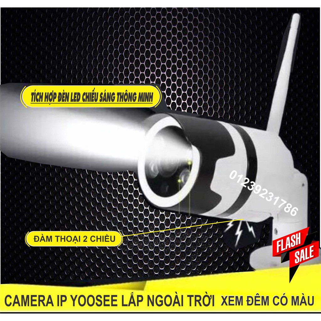 Camera YooSee ngoài trời tròn- có đèn led chiếu sáng VN615