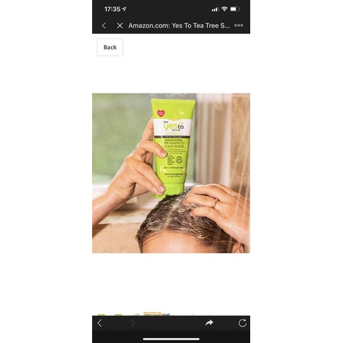 TẨY TẾ BÀO CHẾT CHO TÓC YESto TEA TREE