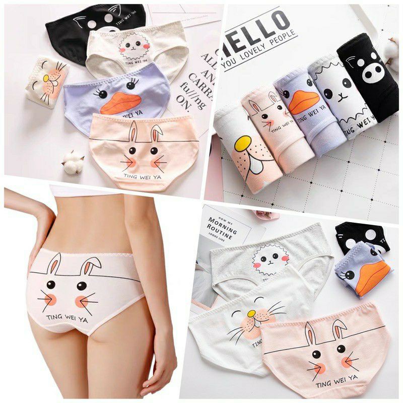 [Mã WASTUP24 giảm 10K đơn 50K] [Mua 4 Tặng 1] SET 4 Quần Lót Cotton Hoạ Tiết Dễ Thương DAPHINO | BigBuy360 - bigbuy360.vn