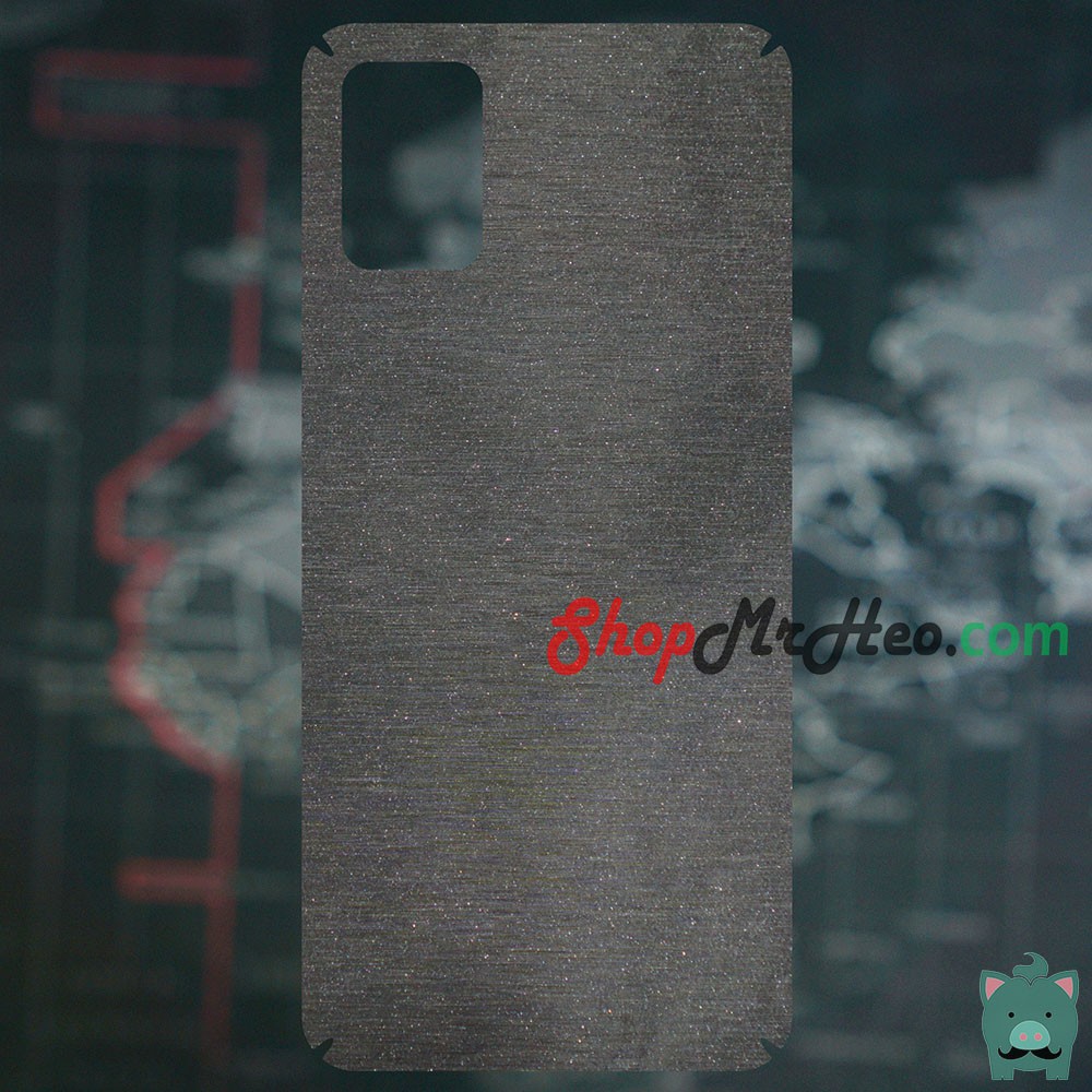 Skin Dán Mặt Sau Lưng Vân Nhôm Samsung Galaxy A11 - A51 - A71 - A90 5G - A70