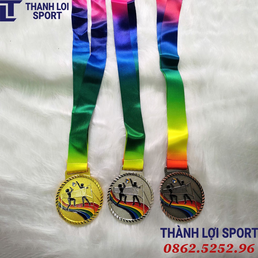 Huy chương thể thao Vàng Bạc Đồng bóng đá, bóng chuyền, cầu lông lưu niệm