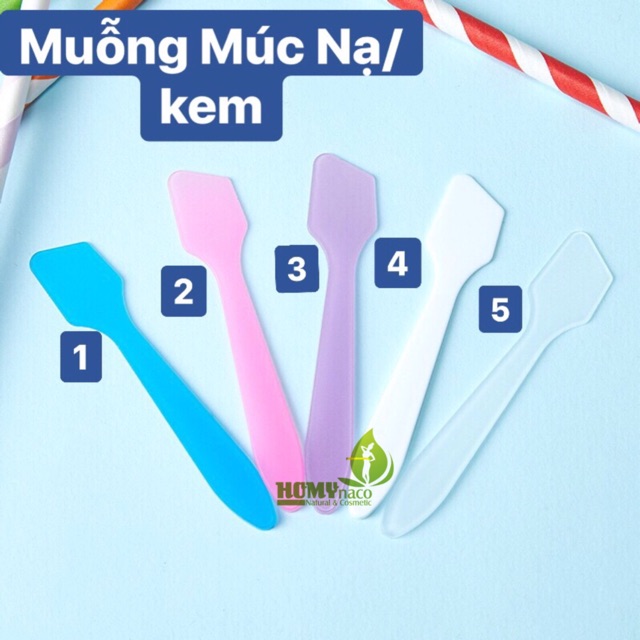 [RẺ VÔ ĐỊCH] Thanh Khoáy Đa Năng, Que trộn nạ Nhựa, Muỗng múc kem, cọ mặt nạ (Bán sỉ buôn 100 1000)