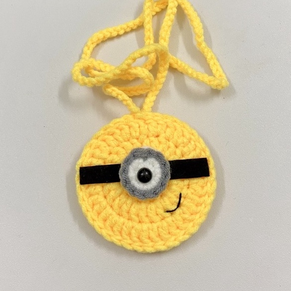 Túi đựng tỏi cho trẻ sơ sinh hình minion siêu yêu