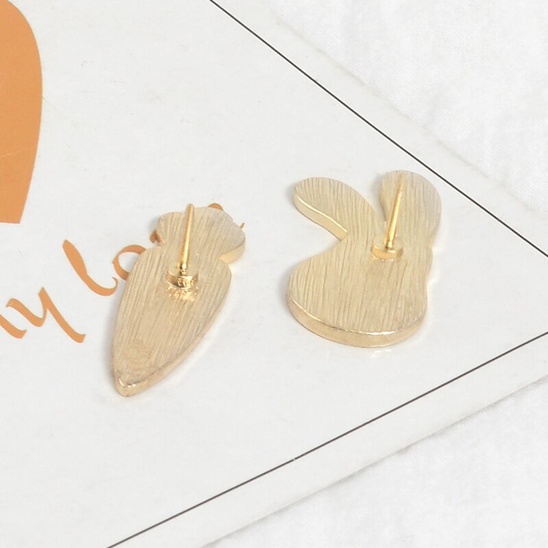 Ghim cài áo hình thỏ cà rốt dễ thương xinh xắn