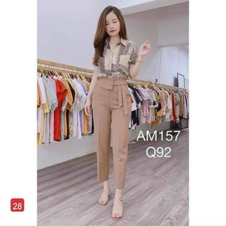 QUẦN TÂY CÔNG SỞ NỮ LƯNG KIỂU CAO DÁNG ÔM SANG TRỌNG ms33