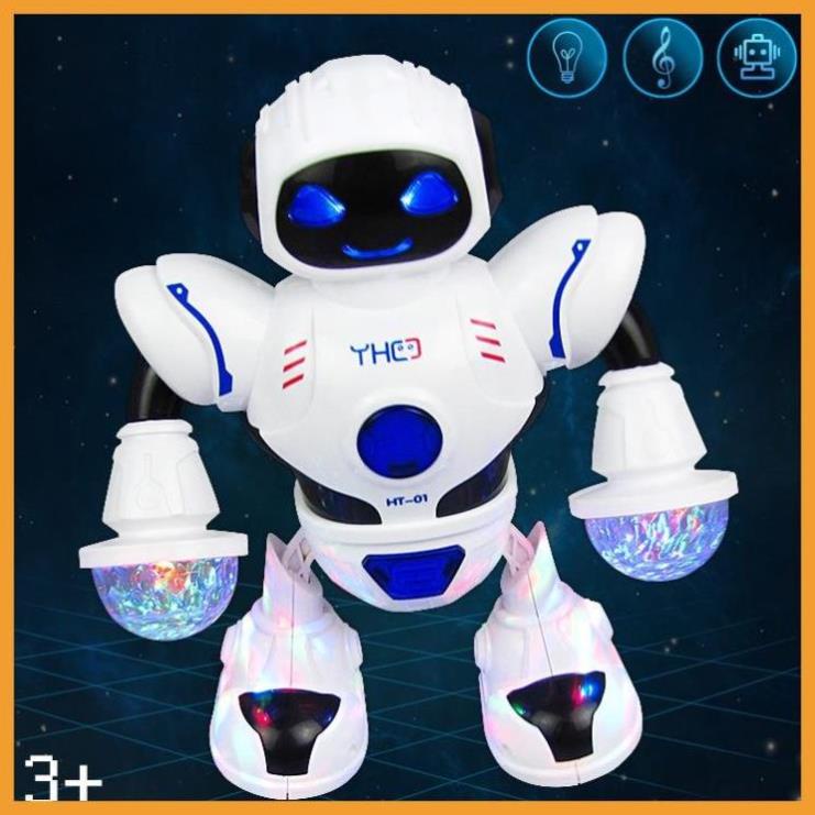 Đồ Chơi Trẻ Em Robot Biết Phát Sáng Và Nhảy Múa Theo Nhạc Cao Cấp
