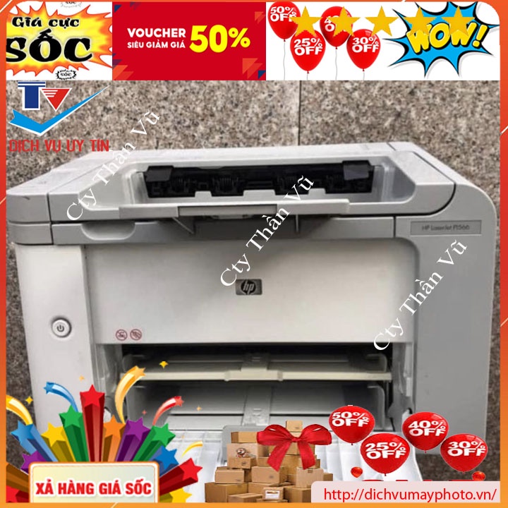 Máy in cũ HP Laserjet P1566 tốc độ 22 trang / 1 phút nhỏ gọn bền bán có bảo hành