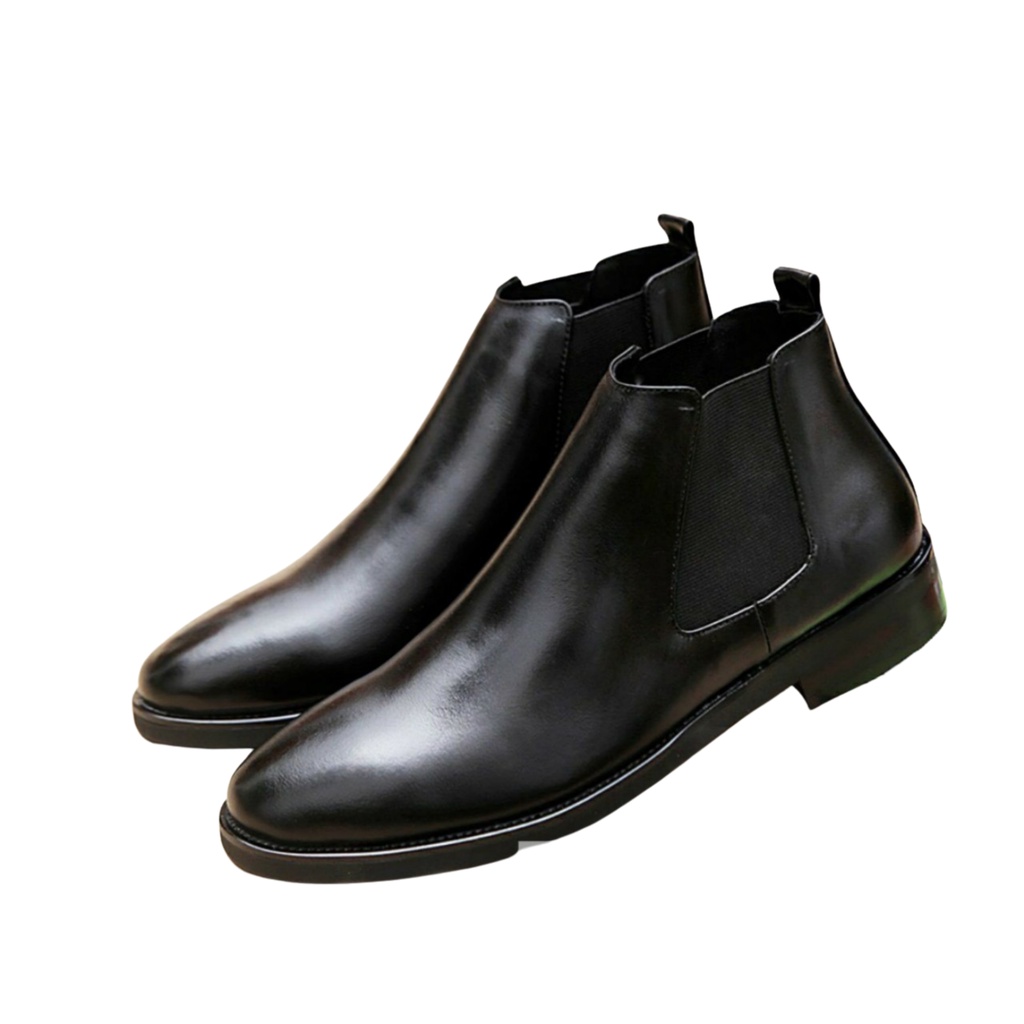 Giày Chelsea Boots Classic Nam PHANANH.4MAN'S Màu Đen da bò GB002