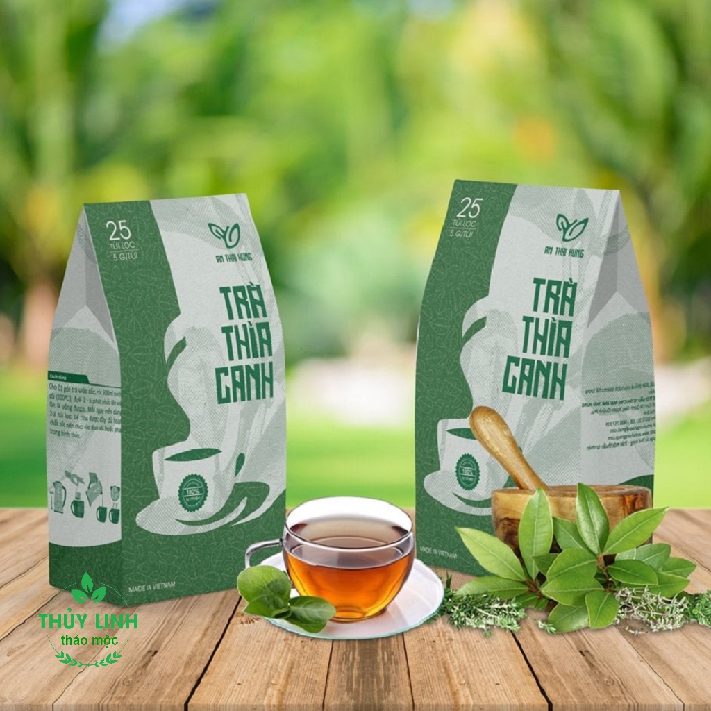 Trà Thìa canh Thái Hưng Khắc Tinh Tiểu Đường ổn định đường huyết - Combo 04 hộp (25 túi lọc x 5g)