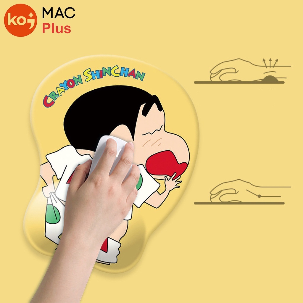 Bộ Lót Chuột Kê Tay Gõ Phím Crayon Shin Chan