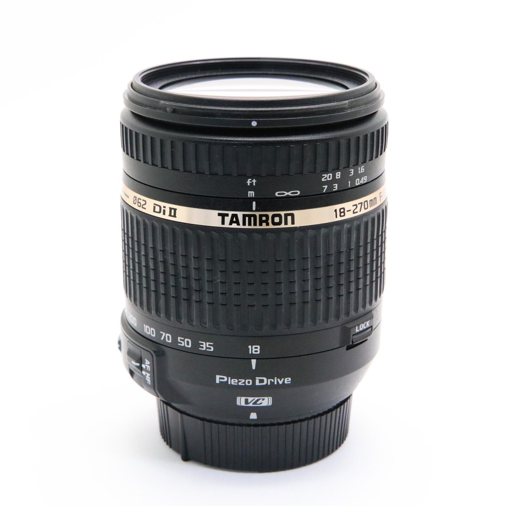 Ống kính Tamron 18-270mm f3.5-6.3 VC DI II AF For Canon - Nikon. Mới 98%