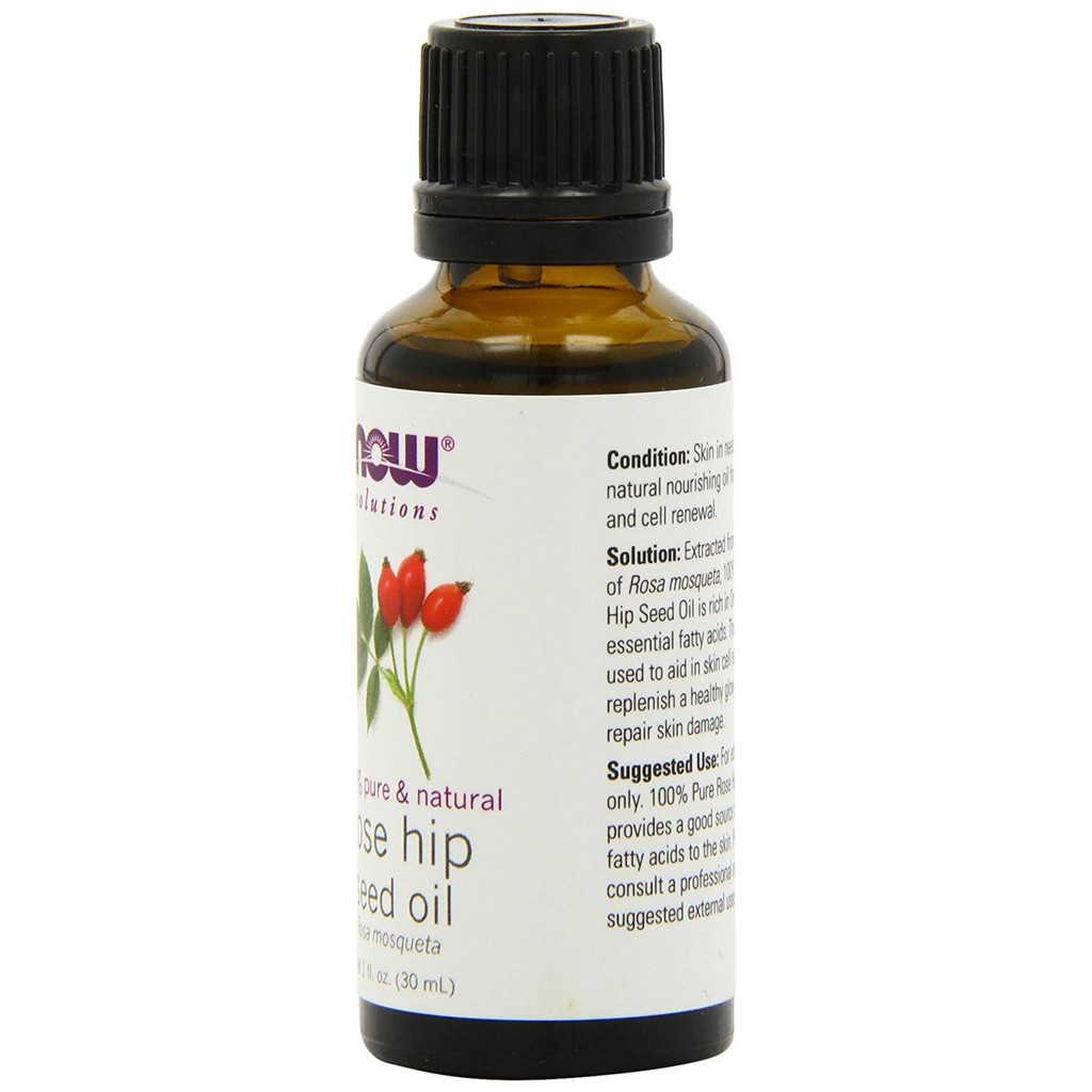 [Mã INCU1708 hoàn 15K xu đơn 50K] Tinh dầu nụ tầm xuân_ NOW Solutions Rose Hip Seed Oil | BigBuy360 - bigbuy360.vn
