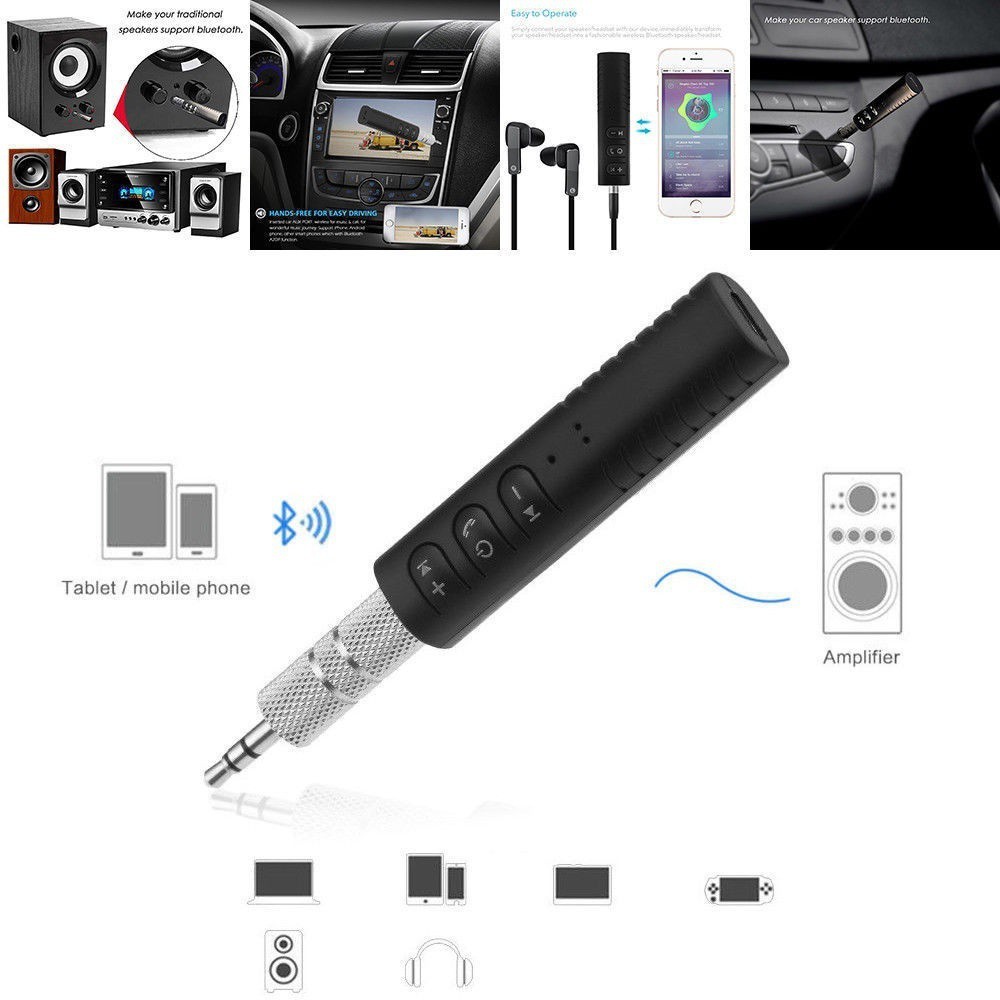 Bộ nhận audio bluetooth không dây jack cắm 3.5mm cho loa xe hơi