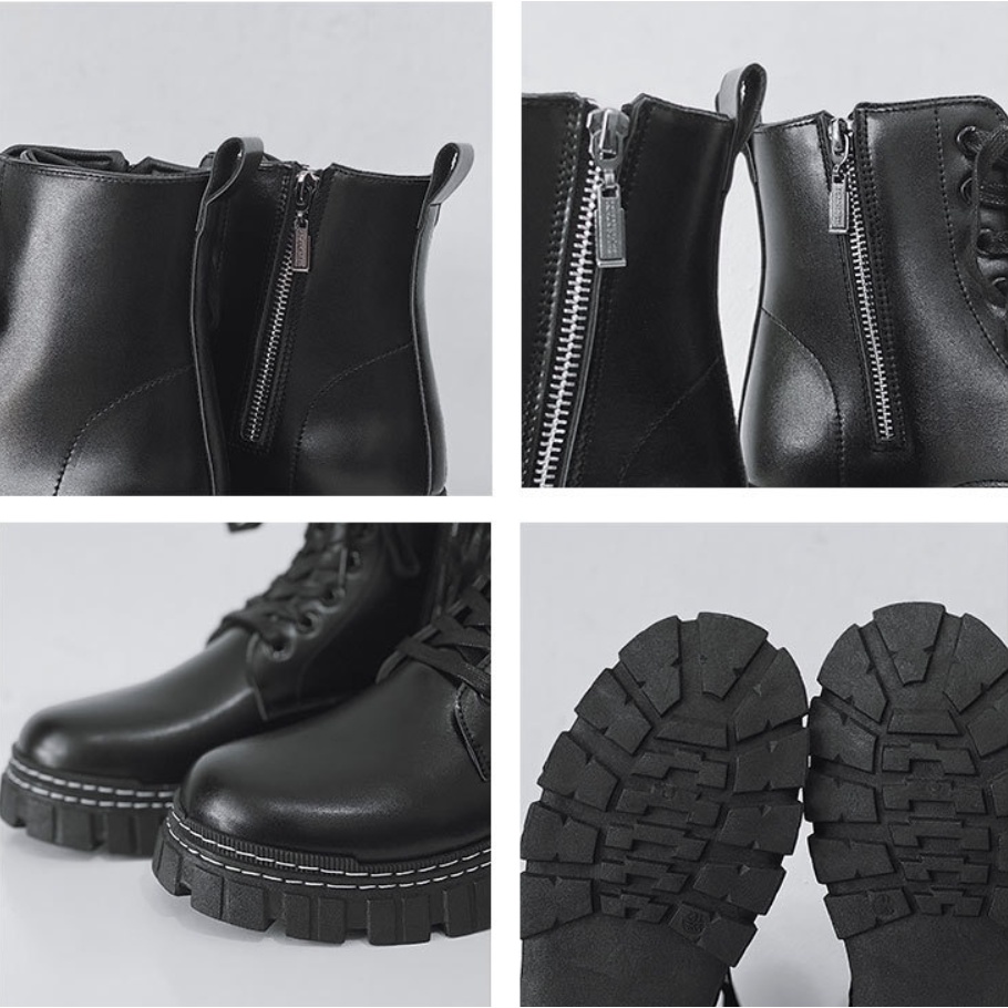 Giày cổ cao - Bốt cổ cao khóa zip dr martens phiên bản 2021 INF - 3 tăng chiều cao | BigBuy360 - bigbuy360.vn