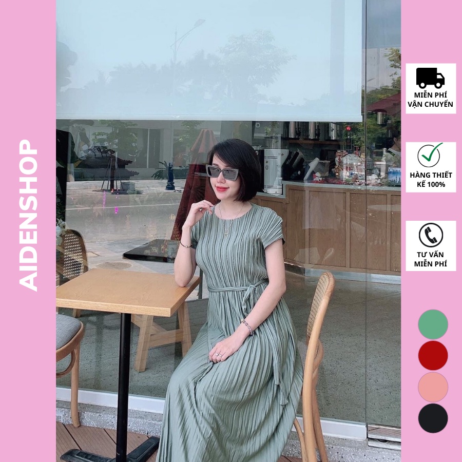 Váy bầu suông thời trang chất cotton mùa hè dáng dài bigsize