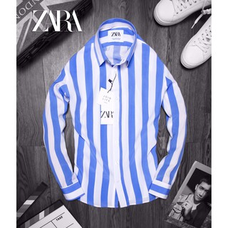 [Siêu Phẩm]Áo Sơ Mi Nam Zara Kẻ Sọc Đẹp Trai- Lịch Lãm