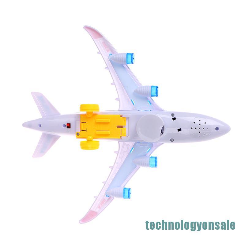 Đồ chơi mô hình máy bay Airbus A380 có đèn và nhạc