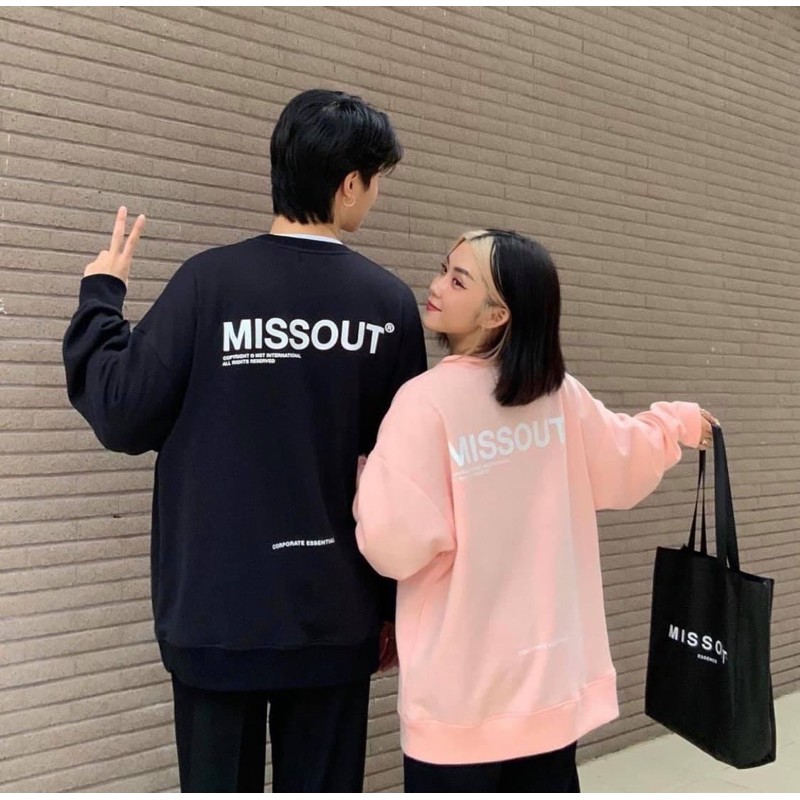 [Mã SKAMCLU101 giảm 10% đơn 100K] Áo sweater missout