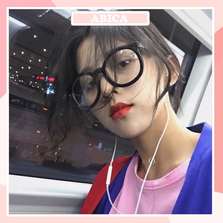 Kính cận nữ chống tia UV phong cách Hàn Quốc Hottrend cute giá rẻ đẹp ABICA 041