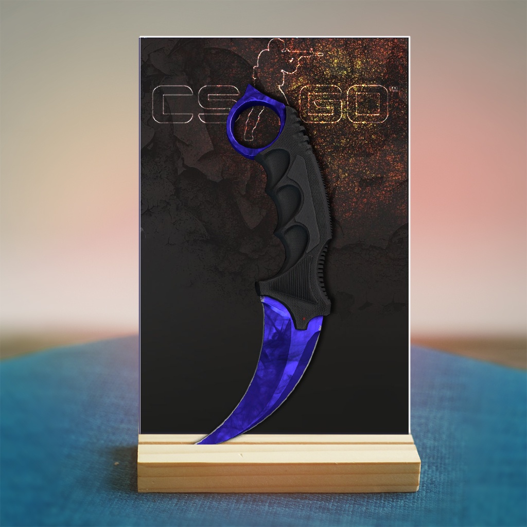 Mô hình csgo karambit trang trí bàn làm việc