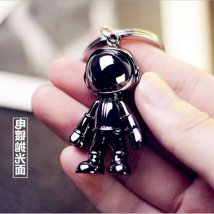 Móc khóa phi hành gia kim loại cực chất cool ngầu dùng làm phụ kiện quà tặng, dây treo balo túi xách ví cầm tay