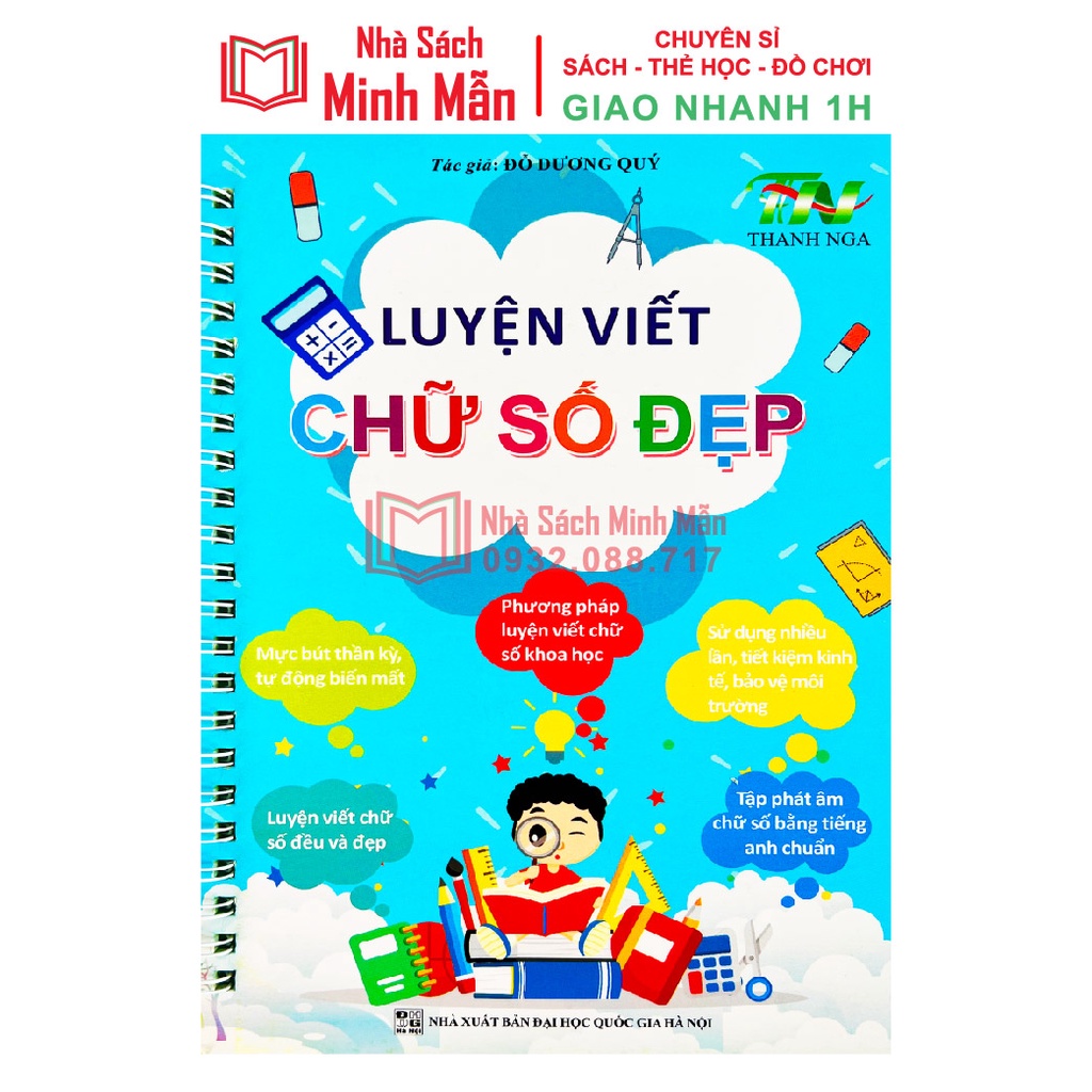 Sách - Vở Luyện Viết Chữ Thần Kỳ Tự Xóa Được