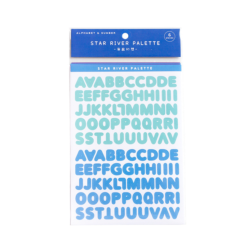 Flowertree Sticker Bộ 6 Trang Trí Kiểu Dải Ngân Hà Xinh Xắn