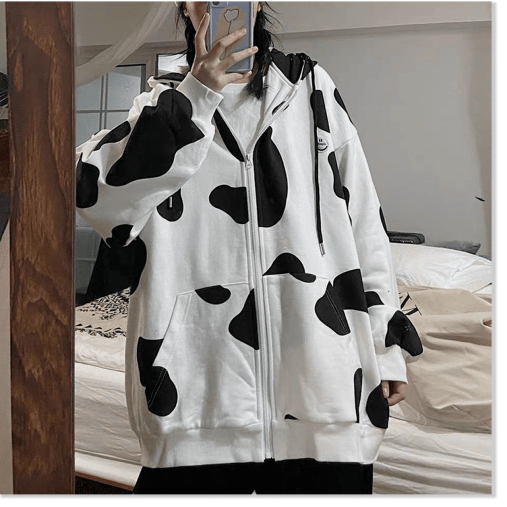 ÁO KHOÁC HOODIE NAM NỮ  CHỐNG NẮNG PHONG CÁCH BÒ SỮA HOT TREND