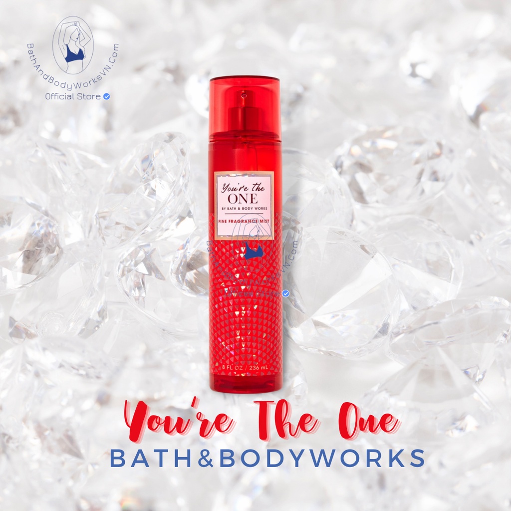 You're The One | Dòng sản phẩm Bath And Body Works làm sạch da, dưỡng thể.