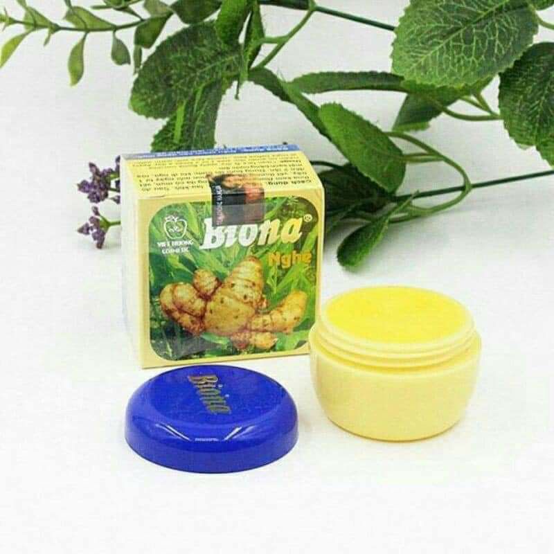 CHÍNH HÃNG - Kem Nghệ Biona 3g - Giảm Mụn, Mềm Da, Hổ Trợ Tái Tạo Da