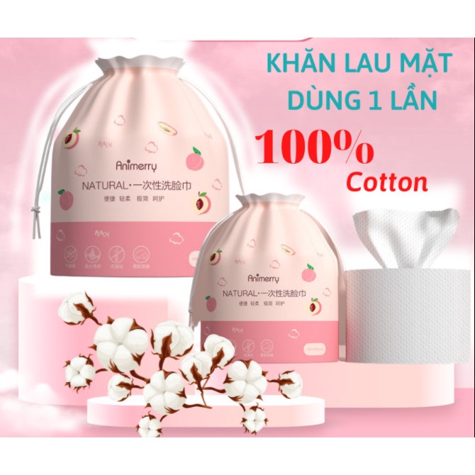 Cuộn Giấy Lau Mặt Animerry 150g