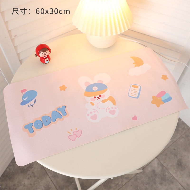 Lót chuột trải bàn phím bàn làm việc bàn chơi game bàn học cho bé cute Date 2022 Chống nước
