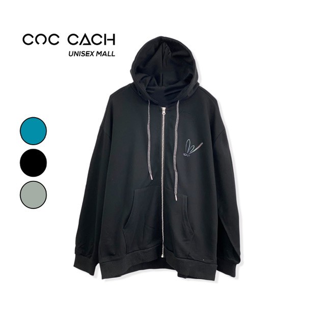 Áo khoác nỉ hoodie nam nữ họa tiết AK669 BY COC CACH