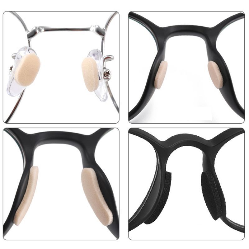 Set 4 Cặp Đệm Mũi Dán Mắt Kính Bằng Xốp EVA Mềm Chống Trượt