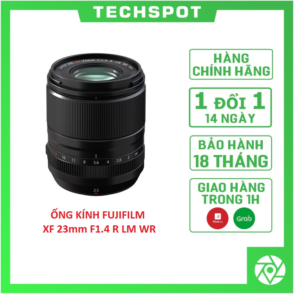 Ống kính Fujifilm XF 23mm F1.4 R LM WR | Chính hãng