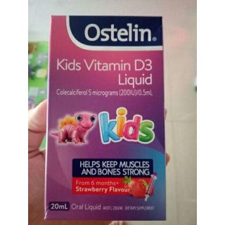 Vitamin d3 ostelin úc cho bé